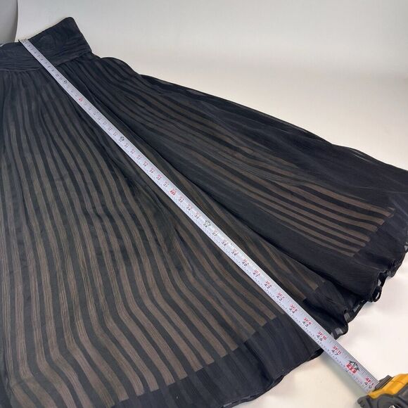 BCBGMaxazria Y2K Silk Maxi Dress size 6P Babydoll Evening Gown Fairy Whimsigoth - Picture 8 of 12